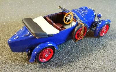 bugatti t40 gs usine - blue/maroon interior RS004DM Модель 1:43