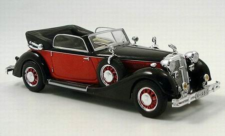 horch 853a cabrio - black/red 139715 Модель 1:43