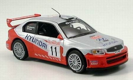 Модель 1:43 Hyundai Accent WRC №11 Rallye Monte-Carlo (Freddy Loix - Sven Smeets)