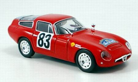 Модель 1:43 Alfa Romeo TZ №83 Coupe de Alpes