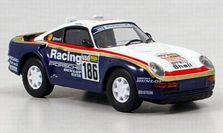 Модель 1:43 Porsche 959 №186 Paris-Dakar (Rene Metge - D.Lemoyne)