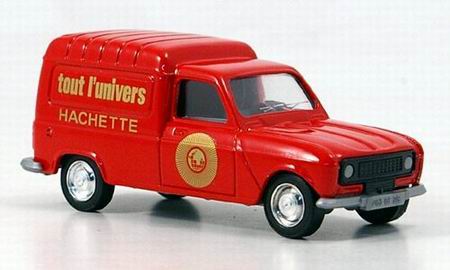 Модель 1:43 Renault 4 Lieferwagen «Tout l`univers» - red