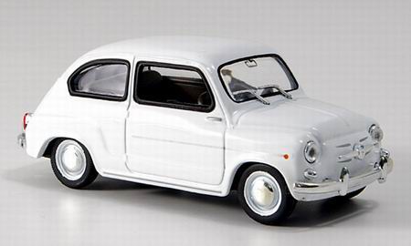 Модель 1:43 FIAT 600 D - white