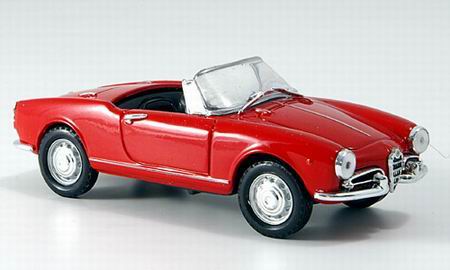 Модель 1:43 Alfa Romeo Giulietta Spider - red