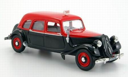 citroen traction 11 taxi familiale - black/red 149578 Модель 1:43