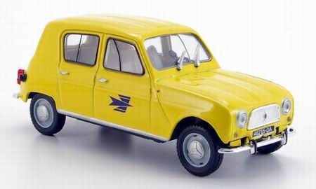 Модель 1:43 Renault 4 «La Poste» - yellow