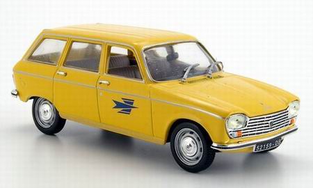 Модель 1:43 Peugeot 204 Break «La Poste» - yellow