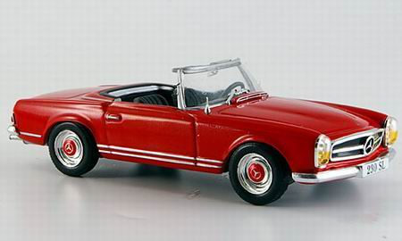 mercedes-benz 230 sl roadster - red 151187 Модель 1:43