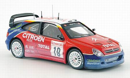 Модель 1:43 Citroen Xsara WRC №19 Rallye Monte-Carlo (Carlos Sainz - Marc Marti)