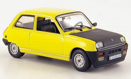 Модель 1:43 Renault R 5 Copa - yellow/black