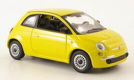 Модель 1:43 FIAT 500 / yellow