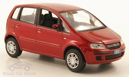 Модель 1:43 FIAT Idea 2003 - dark red