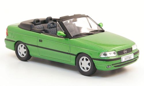 Opel Astra F Cabrio - green OPEL-09 Модель 1:43