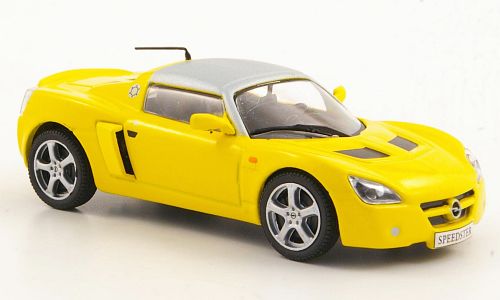 opel speedster - yellow OPEL-28 Модель 1:43