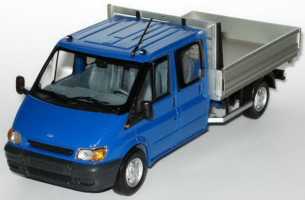 ford transit doka-pritsche - blue IND2022139 Модель 1:43