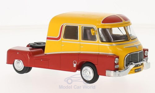 ford f798w «pinder» (седельный тягач цирковой) - yellow/red 217900 Модель 1:43