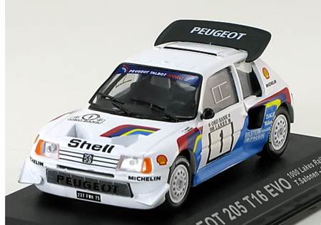 Модель 1:43 Peugeot 205 T16 Evo II №1 Winner Rally 1000 Lakes (Tommi Antero Makinen - Seppo Harjanne)