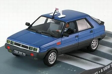 Renault 11 Taxi - James Bond 007 «A View to a Kill» - blue JB53 Модель 1:43