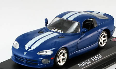 dodge viper gts - blue / white 42839 Модель 1:43
