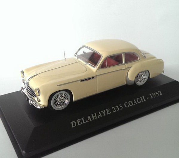 Модель 1:43 Delahaye 235 Coach RHD - beige