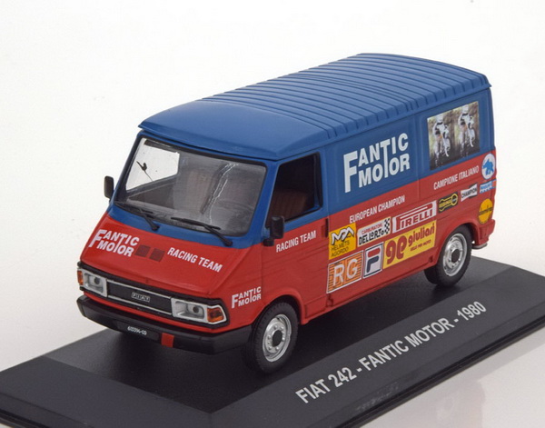 FIAT 242 «FANTIC MOTOR» - blue/red AF051 Модель 1:43