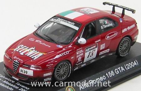 Модель 1:43 Alfa Romeo 156 GTA №18 Winner Puebla-Messico (Salvatore Tavano)