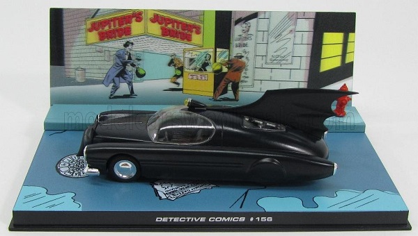 ATMAN Batmobile - Detective Comics 156 1950, Matt Black BAT006 Модель 1:43