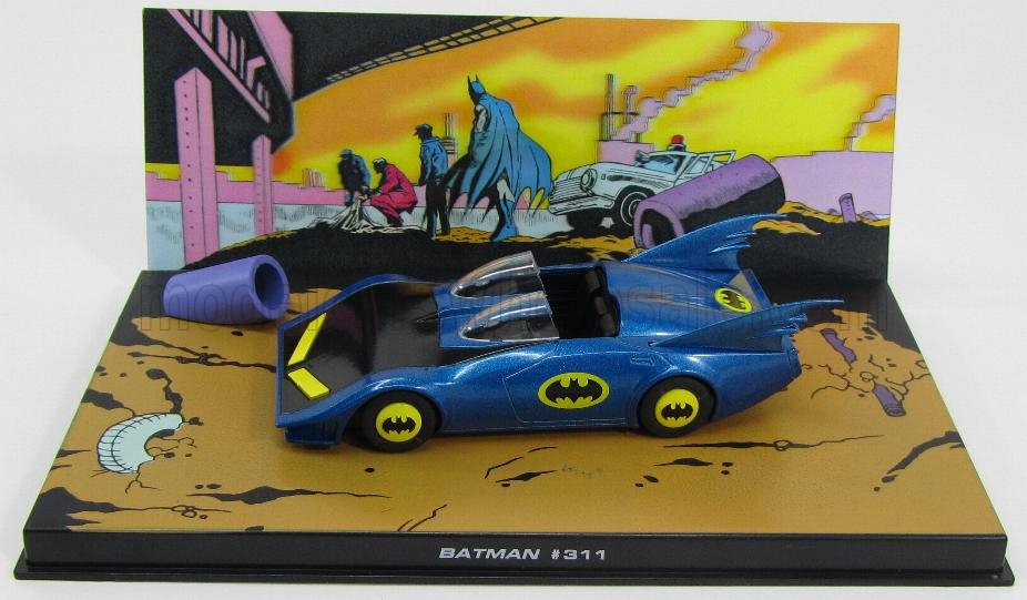 Модель 1:43 BATMAN Batmobile - 311 1979, Blue Met Matt Black