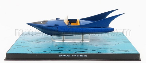 BATMAN Batmobile - Boat, Blue Met BAT056 Модель 1:43