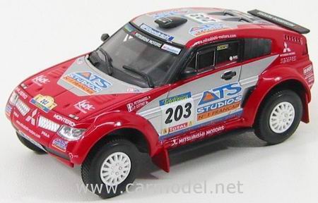 Модель 1:43 Mitsubishi Pajero Evo №203 Winner Rally Paris-Dakar (Stephane Peterhansel - Jean-Paul Cottret)