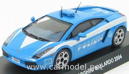 lamborghini gallardo «polizia» - blue/white EC002 Модель 1:43