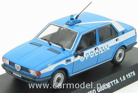 Модель 1:43 Alfa Romeo Giulietta 1.6 «Polizia» - blue/white