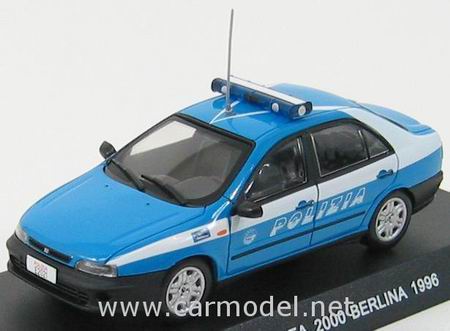 fiat marea 2000 berlina «polizia» - blue/white POLC032 Модель 1:43