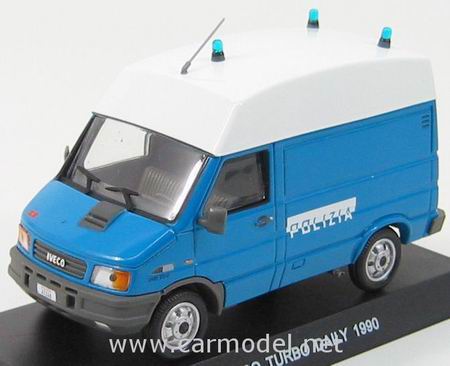 IVECO FIAT Daily Turbo 30-8 Van «Polizia» - blue/white C042 Модель 1 43