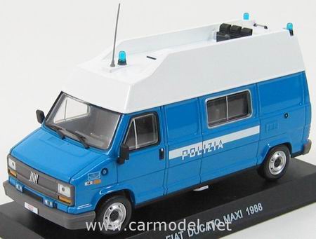 fiat ducato maxi van «polizia» - blue/white POLC045 Модель 1:43