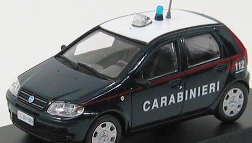 fiat punto 16v «carabinieri» CC086 Модель 1:43