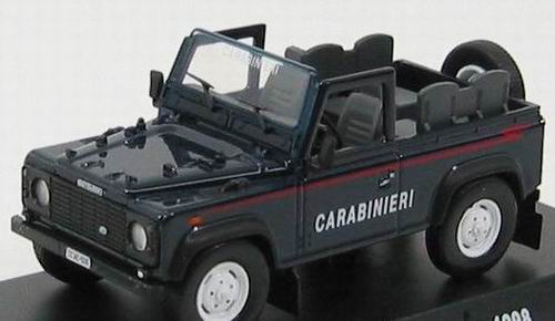 land rover defender 90 cabrio «carabinieri» - blue C088 Модель 1:43