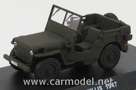 Jeep Willys «Carabinieri» - military green CC021 Модель 1 43