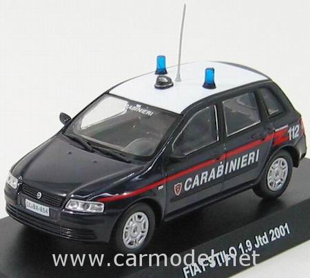 FIAT Stilo 1.9 JTD «Carabinieri» - blue/white CC040 Модель 1:43