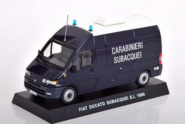 fiat ducato maxi 2,5 d van «carabinieri subacquei» - blue/white C046 Модель 1:43