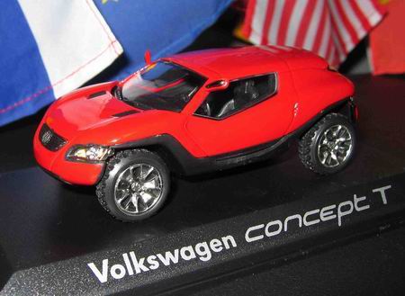 Модель 1:43 Volkswagen Concept T - red