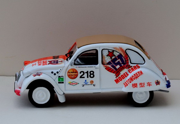 Модель 1:43 Citroen 2CV №218 Rally Raid Paris-Beijing (B.Peres - A-M.Peres)