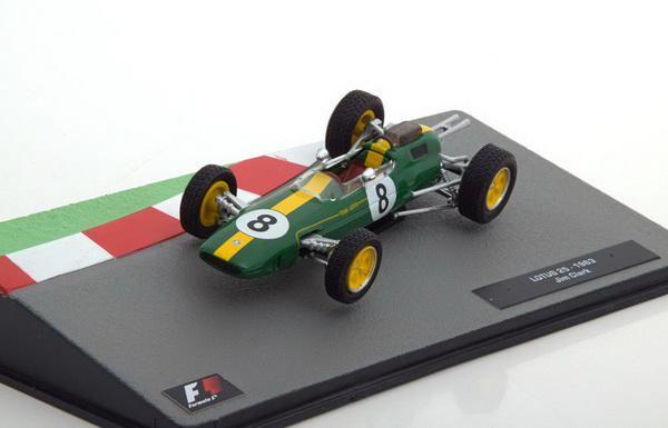 Модель 1:43 Lotus 25 №8 World Champion (Jim Clark) (Altaya F1 Collection)