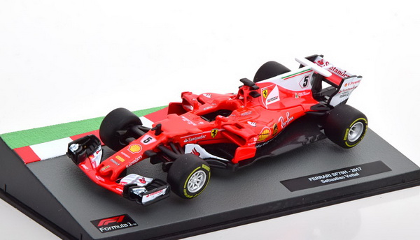 Модель 1:43 Ferrari SF70H №5 (Sebastian Vettel) (Altaya F1 Collection)