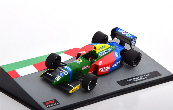 Модель 1:43 Benetton Ford B190 №20 (Nelson Piquet) (Altaya F1 Collection)