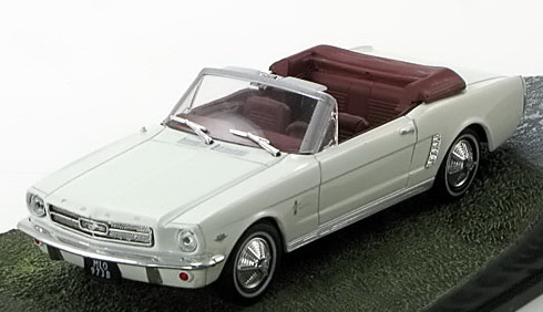 Модель 1:43 Ford Mustang Convertible - James Bond 007 «Goldfinger» - white