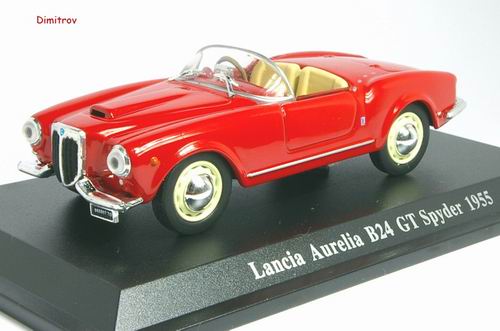 lancia aurelia b24 gt spider - red LANC006 Модель 1:43