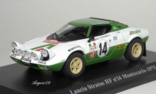 Модель 1:43 Lancia Stratos HF №14 «Alitalia» Rallye Monte-Carlo (Sandro Munari - Mario Mannucci)