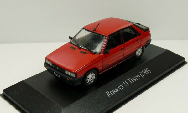 Renault R11 Turbo - серия «Autos-Inolvidables-Anos-80-90» - red