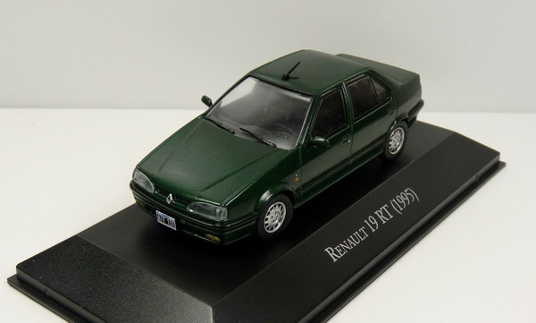 Модель 1:43 Renault R19 RT - серия «Autos-Inolvidables-Anos-80-90» - green